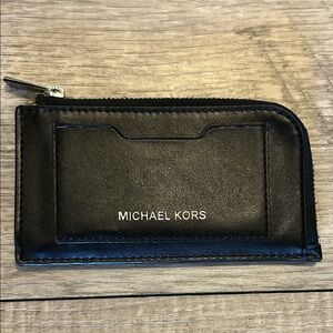 Michael Kors black credit card holder